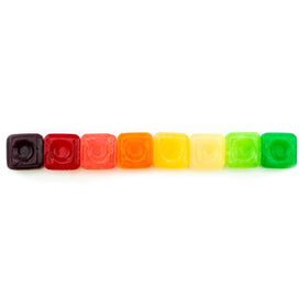 Charms Squares grape flavor close-up, appealing and flavorful