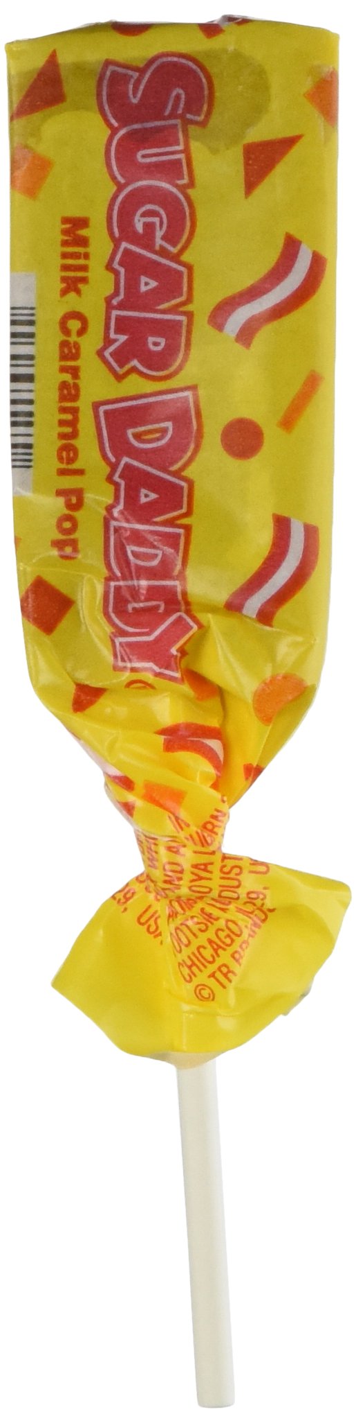 Charms Sugar Daddy Pops 48-count box, nostalgic milk caramel treat for sharing.