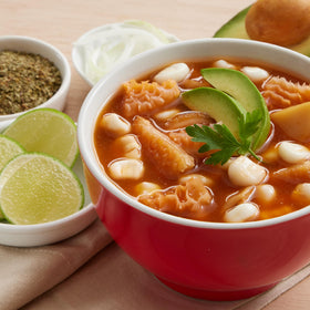 Chata Red Menudo microwave-ready heat-and-serve meal in minutes