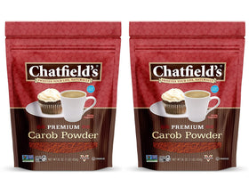 Chatfield's Carob Powder 16oz pack ready for baking and snacking