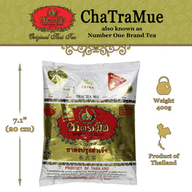 ChaTraMue Extra Gold Tea with milk creates creamy milk tea possibilities