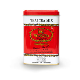 ChaTraMue Red Label sachet packaging for easy at-home Thai tea brewing.