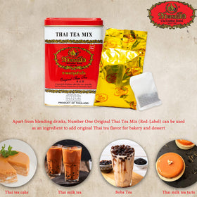 ChaTraMue Thai tea used as bakery ingredient to flavor cakes.