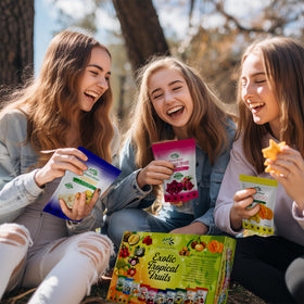 CHAVI freeze-dried custard apple chunks introduce creamy notes in a crisp bite.