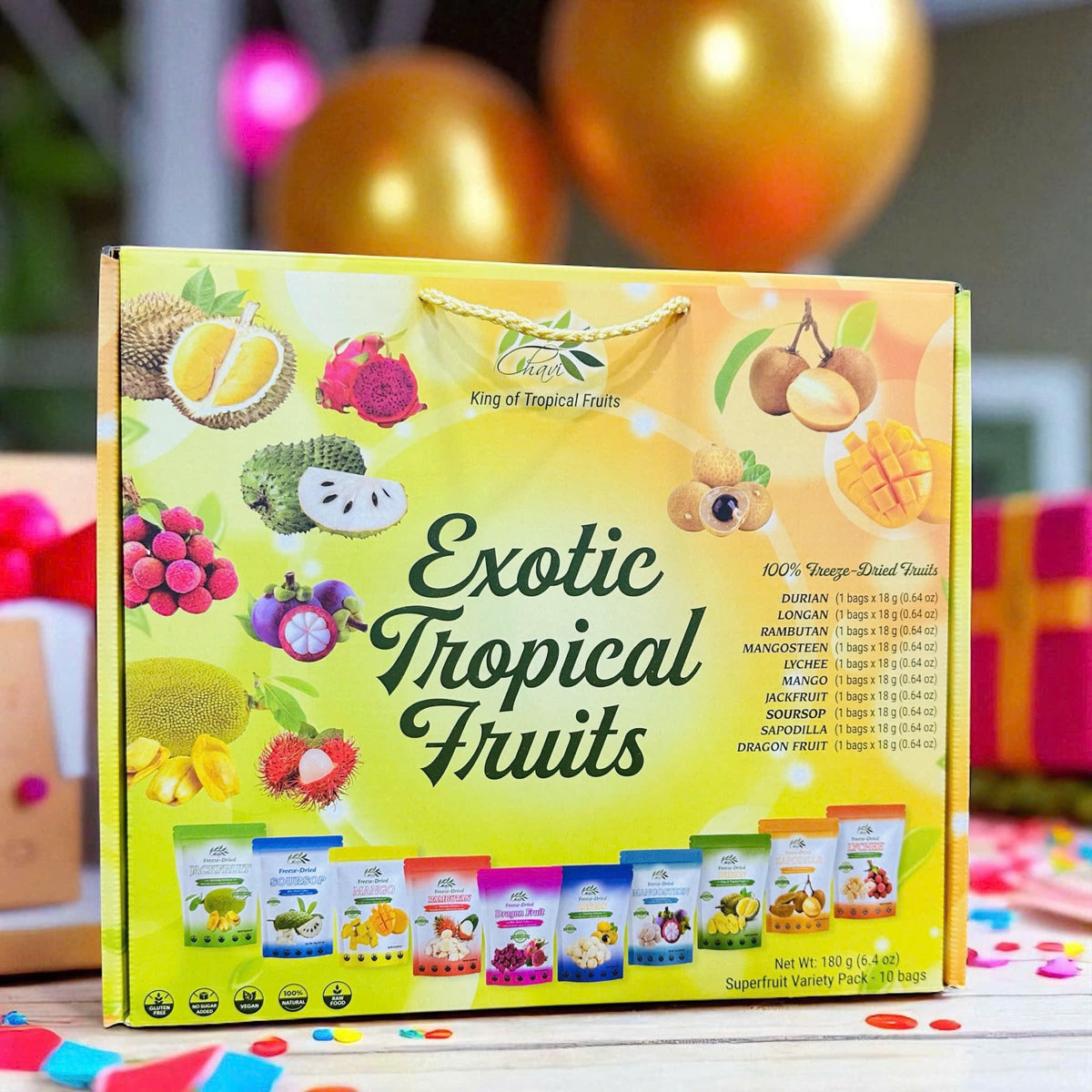 CHAVI freeze-dried mangosteen quarters deliver rich, portable tropical taste.