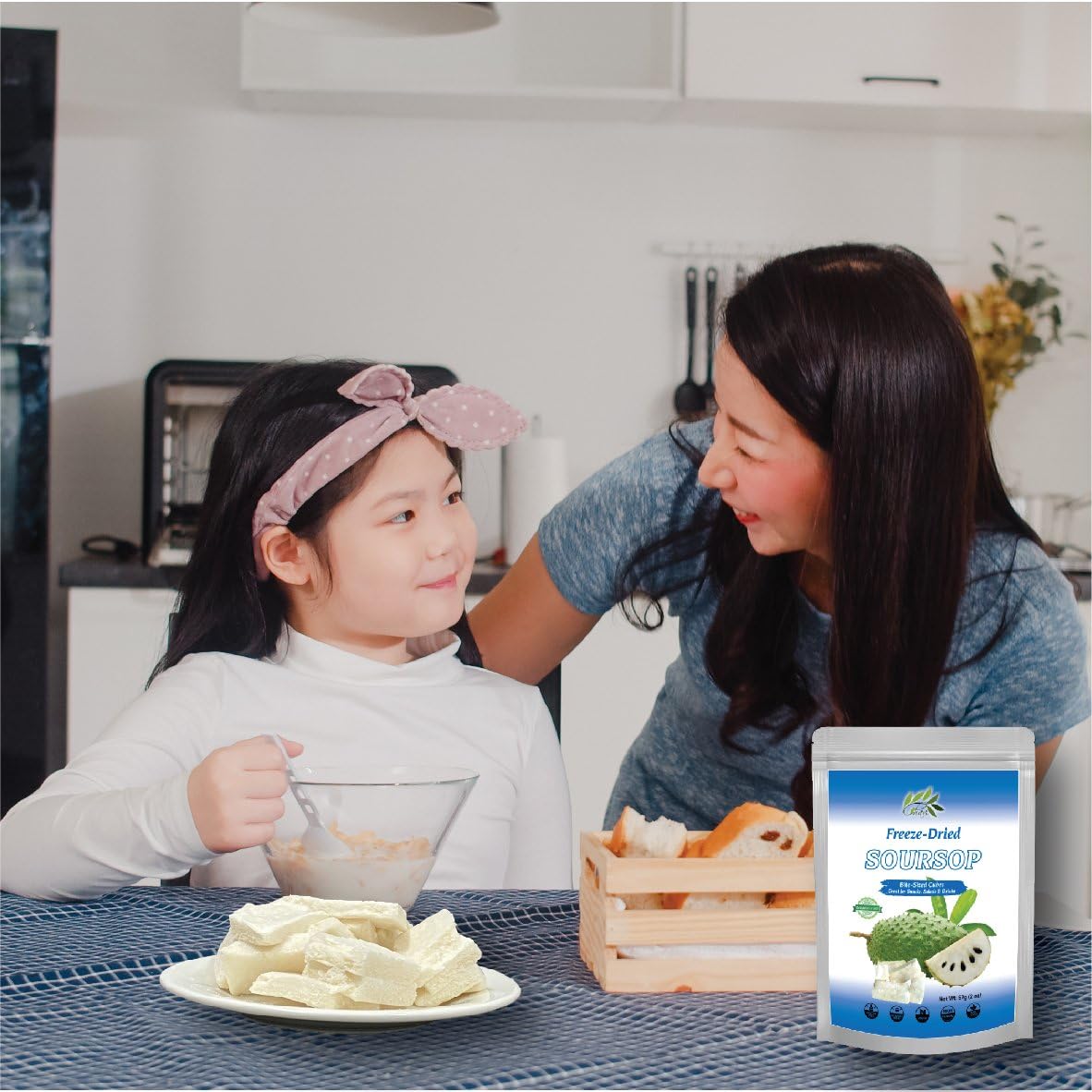 CHAVI Soursop nutrition boost ingredients emphasize antioxidants and essential vitamins.