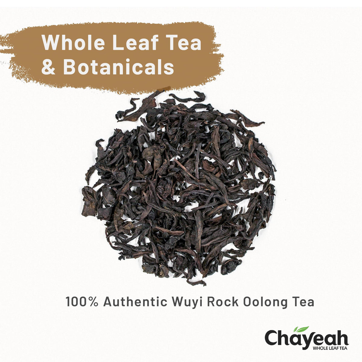 ChaYeah Rock Oolong pyramid sachets in packaging preserve freshness for anytime enjoyment.