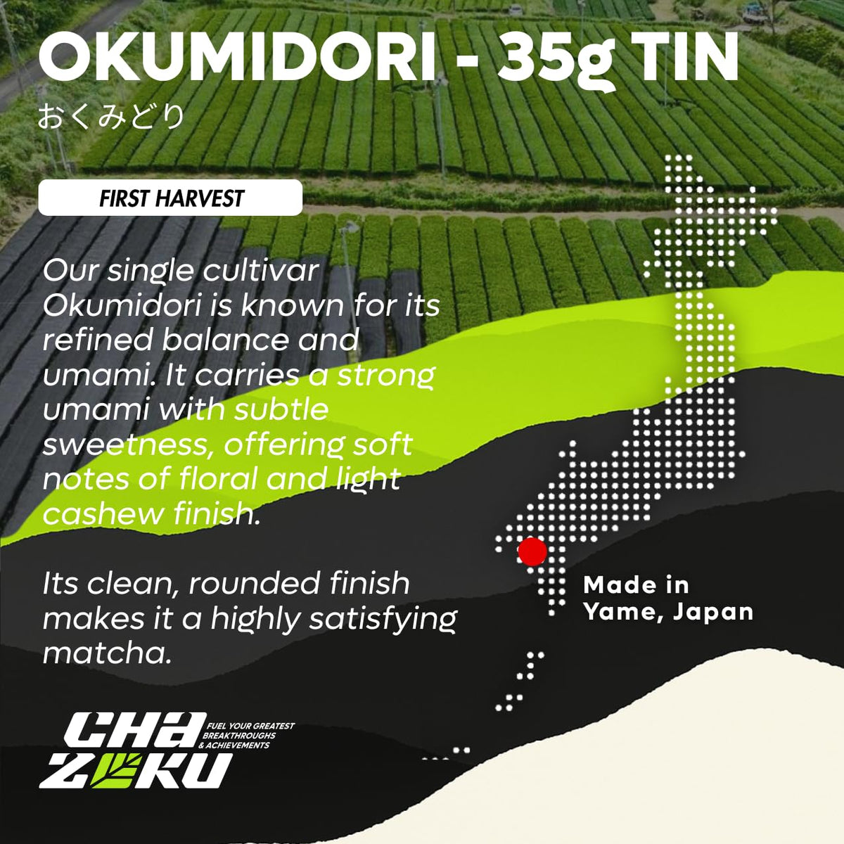 Chazoku Okumidori prepared matcha bowl rich aroma and smooth texture