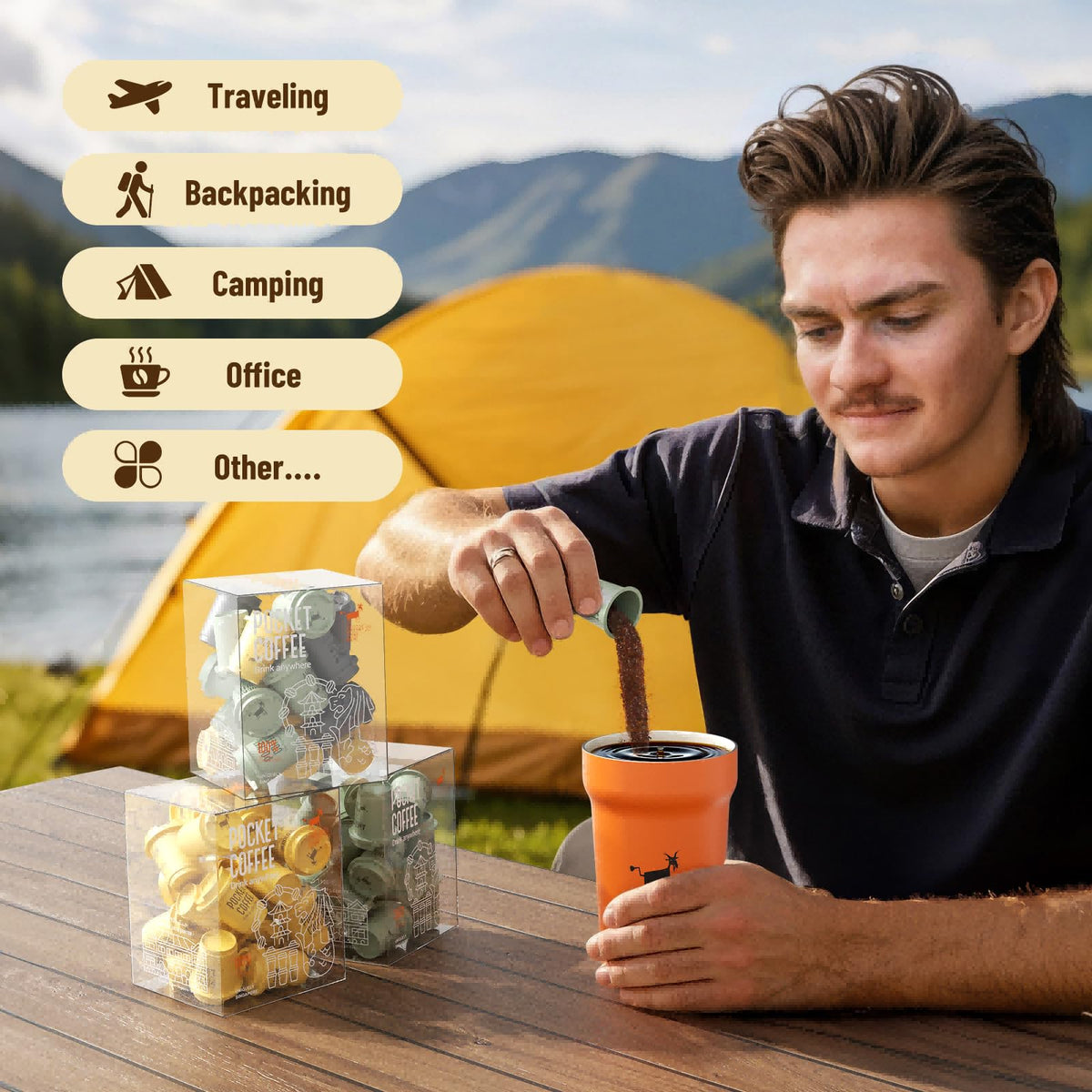 CheerfulGoat premium-coffee-on-the-go highlighted portability and convenience.