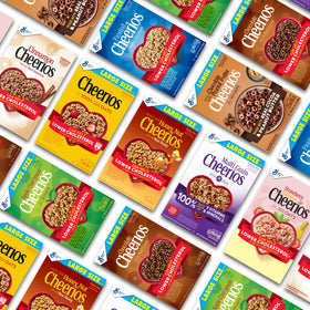 Cheerios kid-friendly snack in a compact pack.