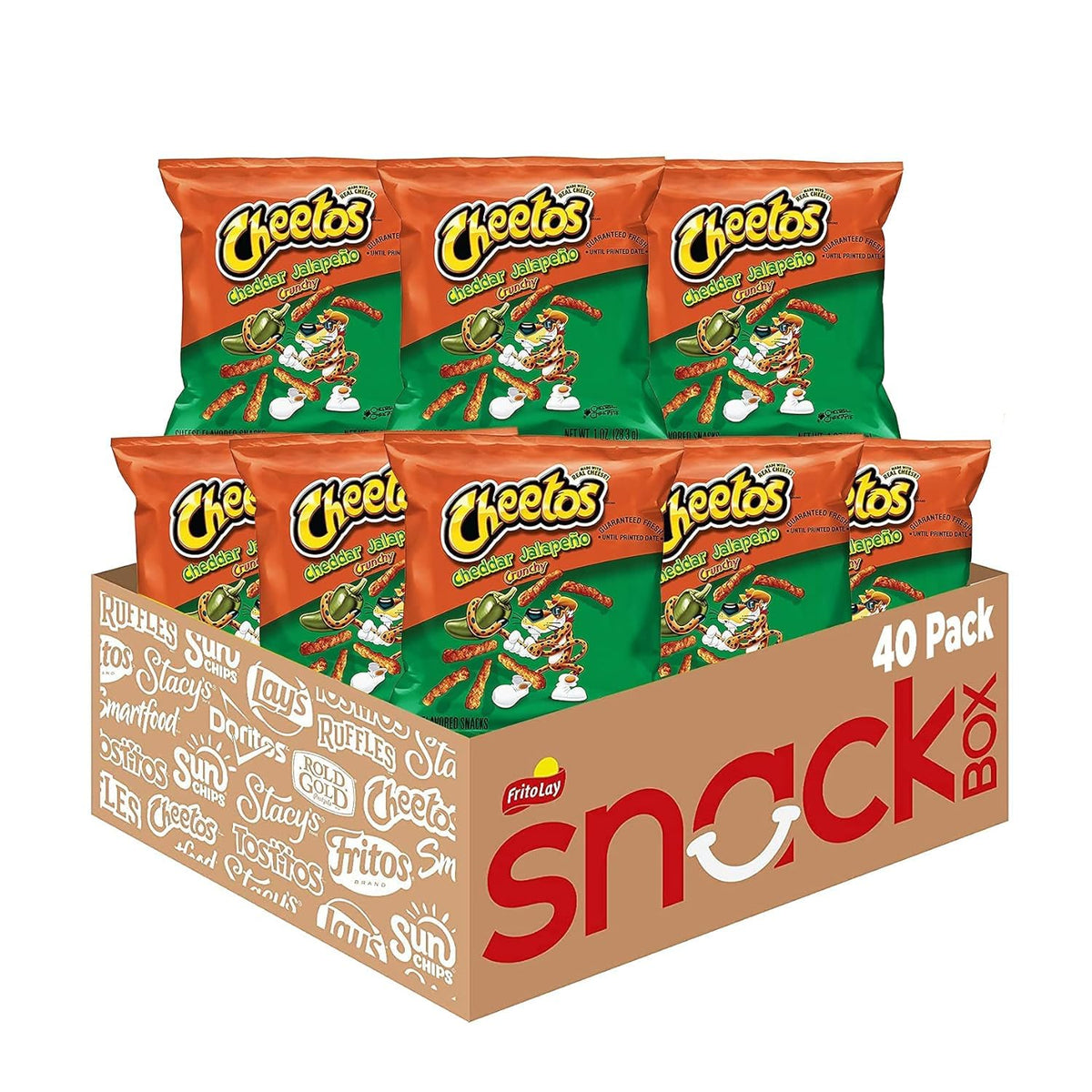 Cheetos cheddar jalapeño crunchy 1oz bag for on-the-go snacking