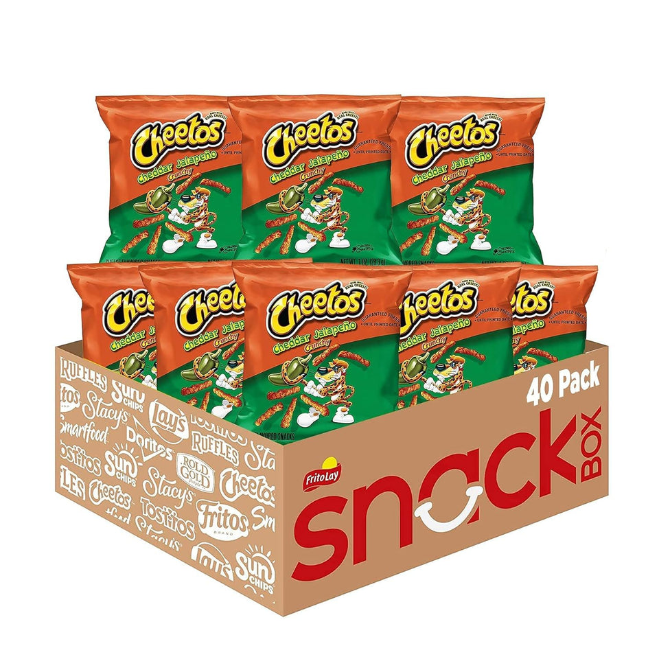 Cheetos cheddar jalapeño crunchy 1oz bag for on-the-go snacking