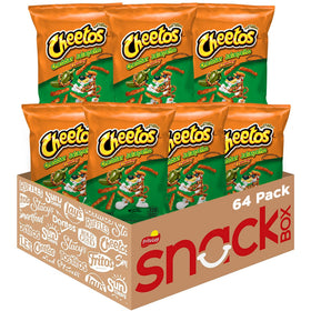 Cheetos Crunchy Cheddar Jalapeño bags highlighting bold cheese flavor for on-the-go snacking