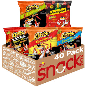 Cheetos Cheese Flavored Snacks variety-pack bags for on-the-go snacking and sharing.