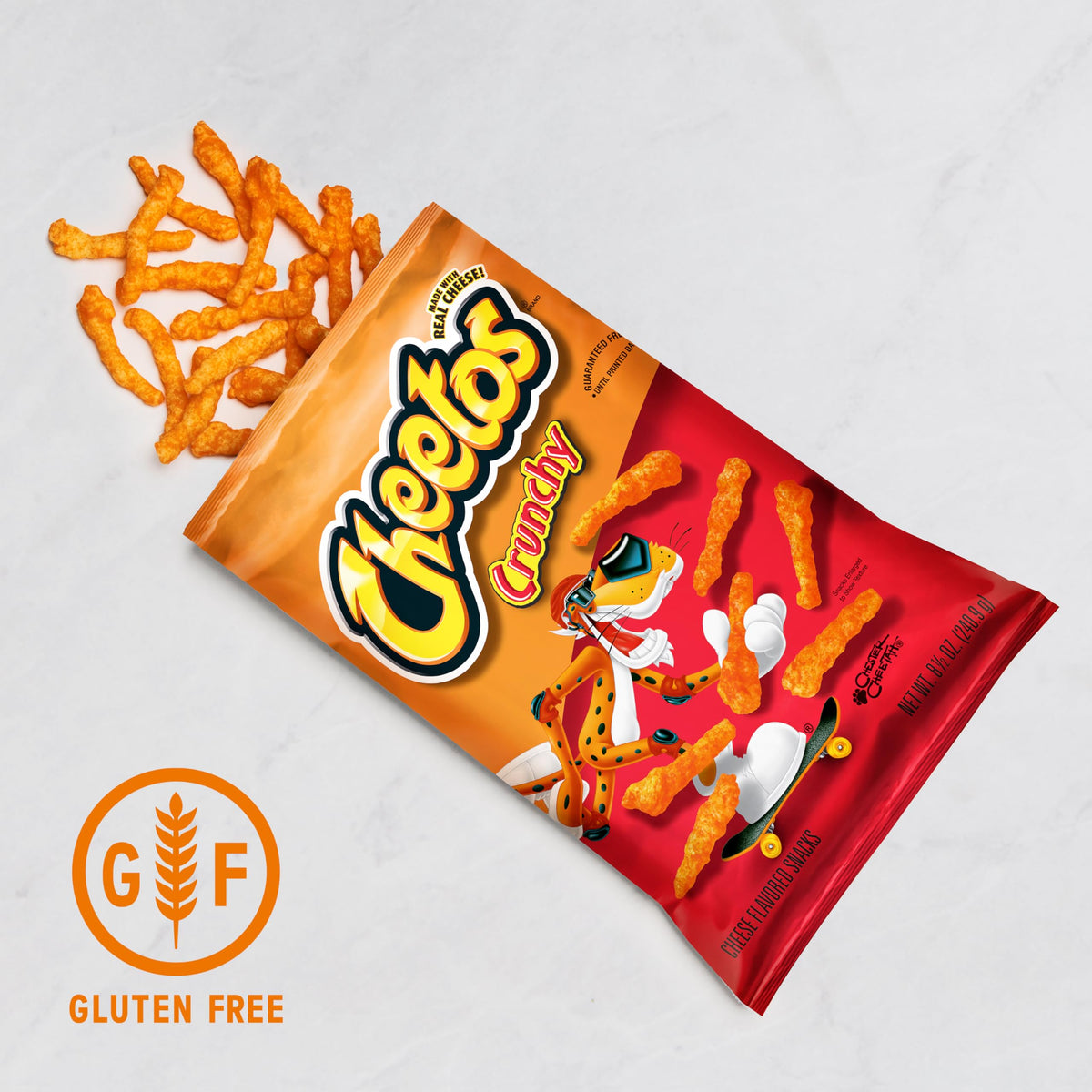 Cheetos Crunchy Cheese Snacks 40-pack for sharing at gatherings.
