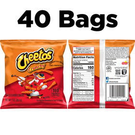 Cheetos Crunchy Cheese Snacks gluten-free bag for gluten-conscious snacking.
