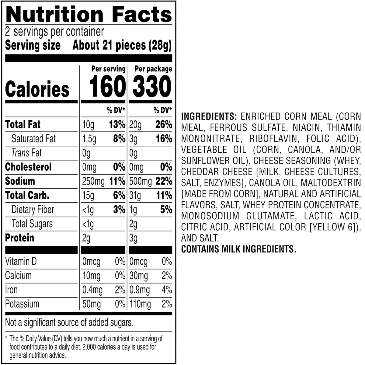 Cheetos packaging with Frustration-Free seal, easy-open for convenient family snacking.