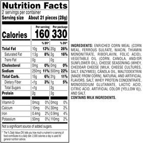 Cheetos packaging with Frustration-Free seal, easy-open for convenient family snacking.