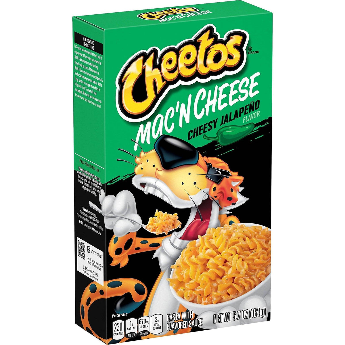 Cheetos Mac & Cheese Cheesy Jalapeño boxes pack for quick, bold flavor meals.