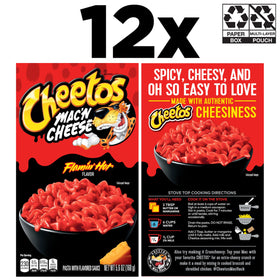 Creamy Mac & Cheese Flamin' Hot close-up showing bold flavor