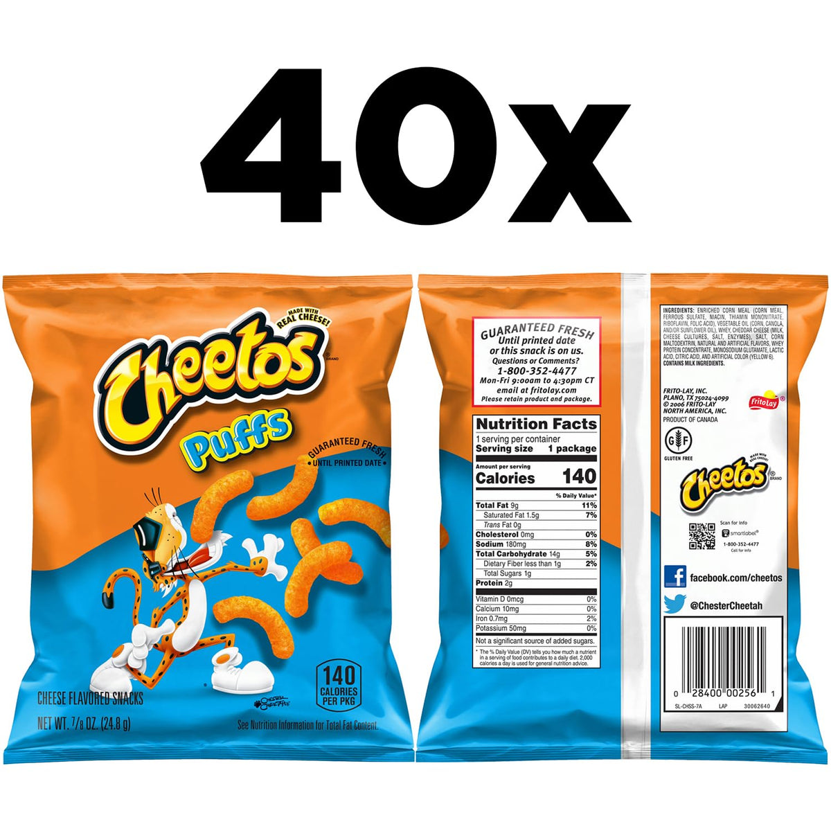 Cheetos on-the-go snacks in individual bags for quick enjoyment.