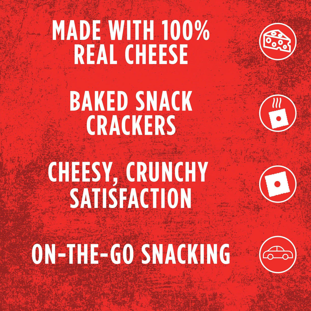 Cheez-It Cheddar Jack crackers box offers tangy crunch for snacking.