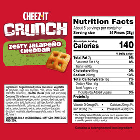 Cheez-It Crunch Sharp White Cheddar bag—bright, crunchy cheese for lunch boxes
