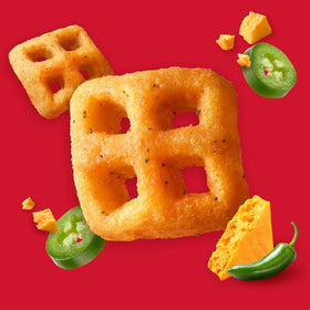 Cheez-It Crunch Zesty Jalapeno Cheddar road-trip pouch ready for the road