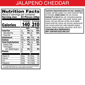 Cheez-It Crunch Zesty Jalapeno Cheddar in a snack bowl for game day munching