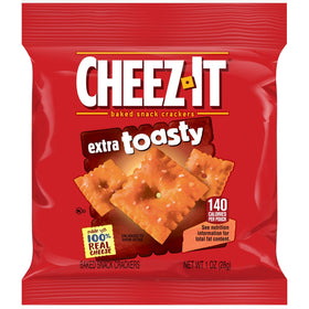 Cheez-It Extra Toasty crackers ideal for snack time on the go and quick bites.