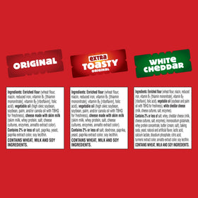 Cheez-It Freshness packaging showcases three 21oz boxes kept fresh for families.