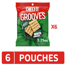 Cheez-It Grooves ridged crackers in a bowl highlight texture.