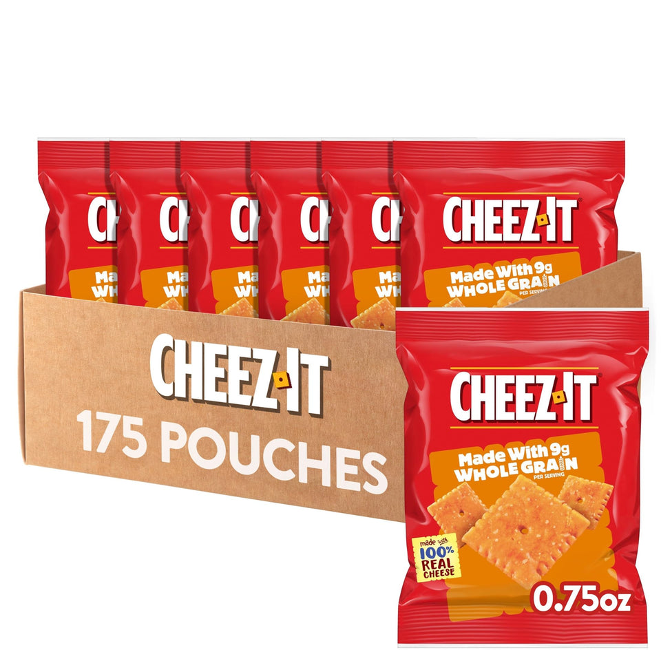 Cheez-It Original bag front for quick on-the-go snacking.