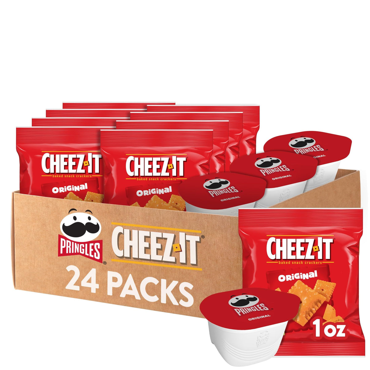 Cheez-It Original crackers offer a cheesy crunch for lunch boxes.