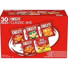 Cheez-It Original crackers in a resealable box, a classic snack for kids and adults.