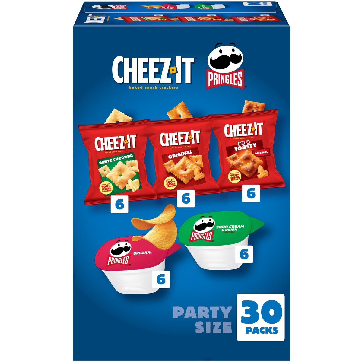 Cheez-It Original snack serving for easy lunch box satisfaction.