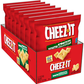 Cheez-It packaging emphasizes freshness for ready-to-eat cheese snacks.