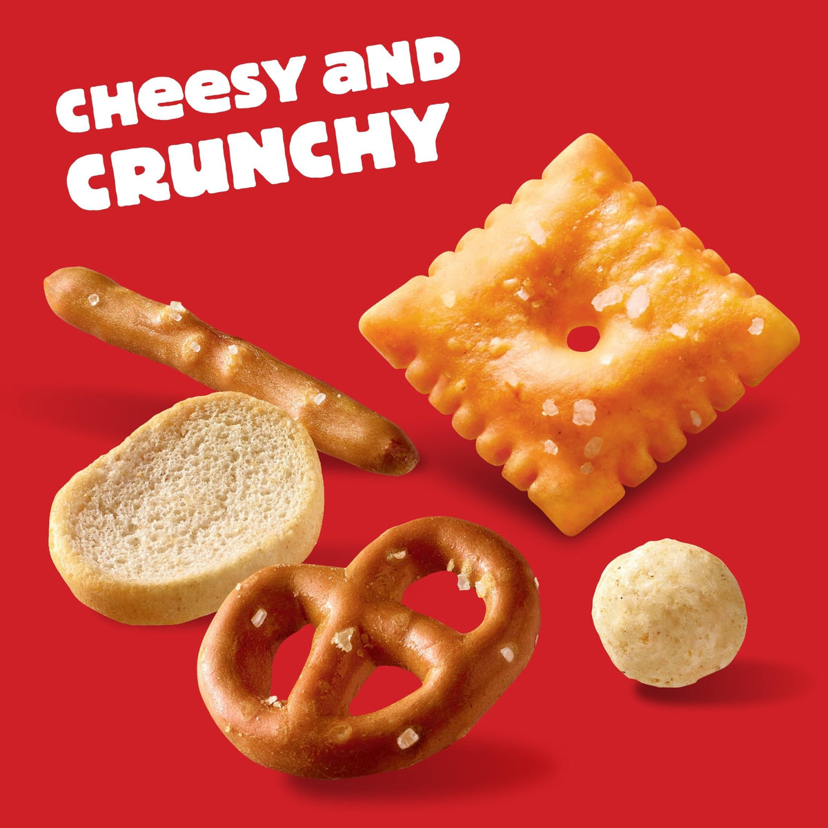 Cheez-It Snack Mix mini toast slices add extra crunch to meals