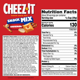 Cheez-It Snack Mix on a serving plate ideal for party spreads