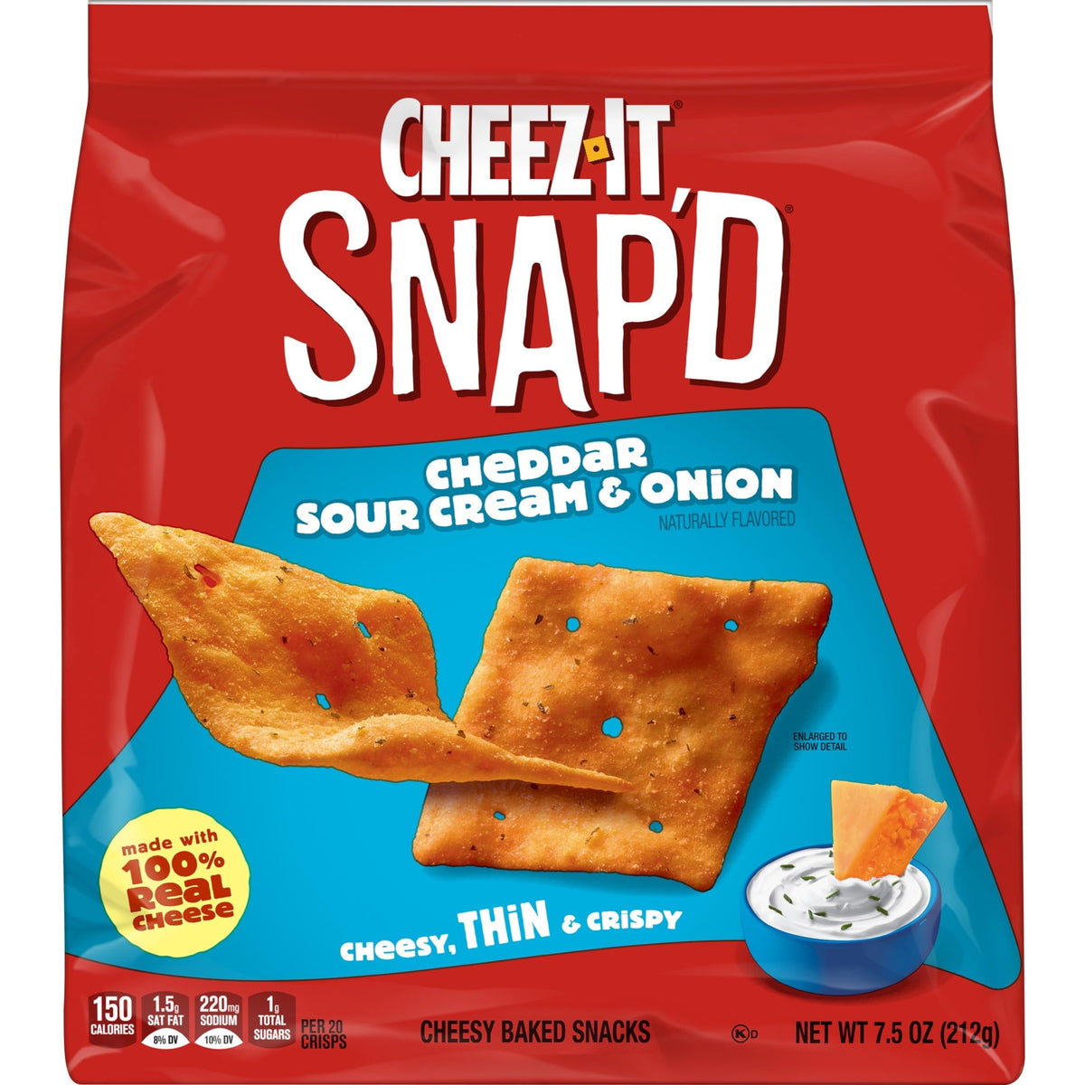 Kitchen counter scene with Cheez-It Snap'd inviting quick nibbling during study or work.