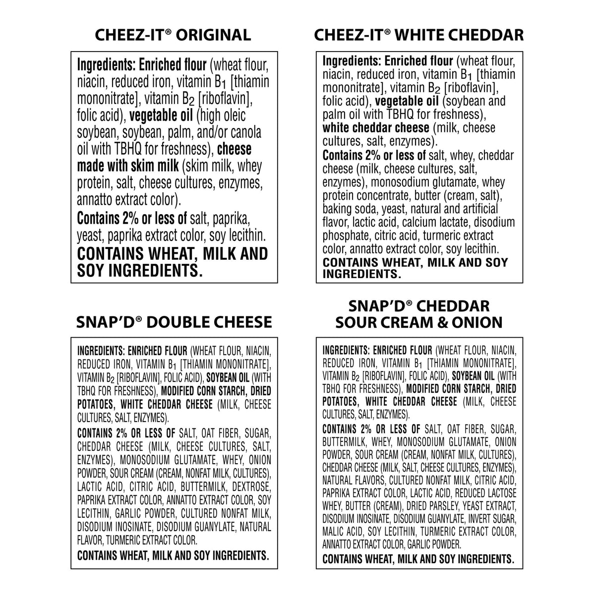 Cheez-It variety pack 42 packs on display for family snacking.