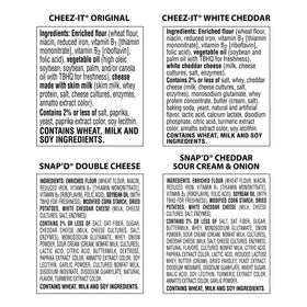 Cheez-It variety pack 42 packs on display for family snacking.
