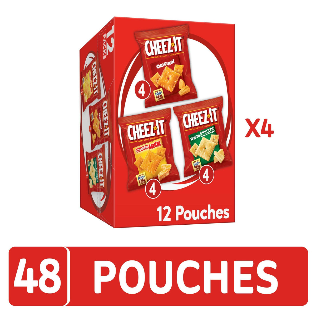 Cheez-It White Cheddar box showcases bold flavor ideal for crowds.