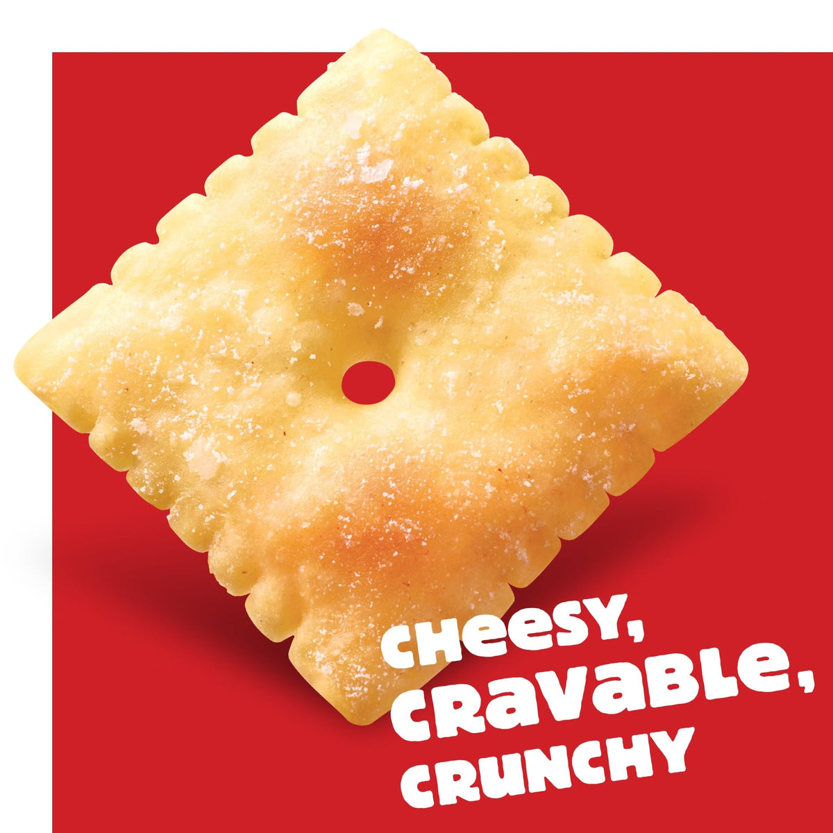 Cheez-It White Cheddar crackers on a party platter, crowd-pleasing nibs.