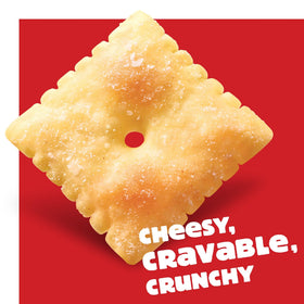 Cheez-It White Cheddar crackers on a party platter, crowd-pleasing nibs.