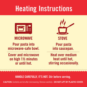 Ready-to-serve Chef Boyardee dinner idea for busy weeknights.