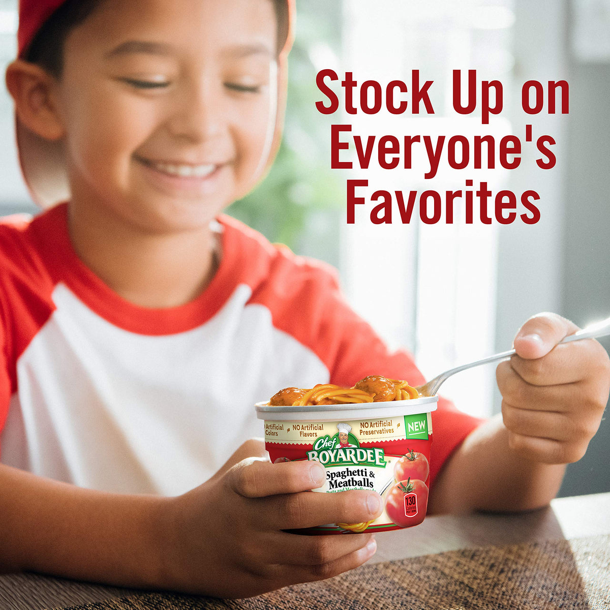 Stacked packaging showing twelve microwaveable bowls for easy meals