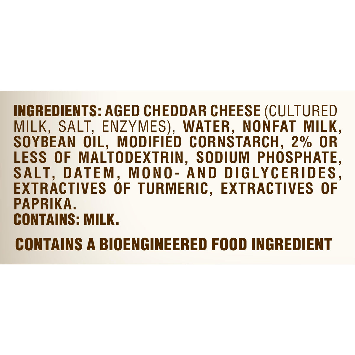Unused portions refrigerated after opening Chef-mate Golden Cheddar Cheese Sauce