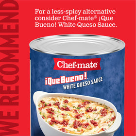 Chef-mate Que Bueno Jalapeño Cheese Sauce steam table holding up to 8 hours