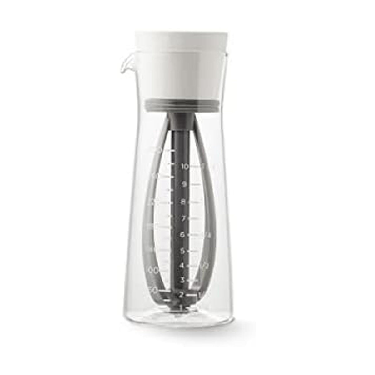 Chef'n salad dressing mixer glass carafe for quick homemade dressings.